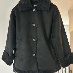 UGG Charcoal Shearling Jacket